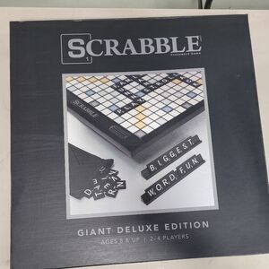 Scrabble Deluxe edition Sealed In Box